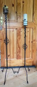 Metal/ Wrought Iron Candle Stick Holders