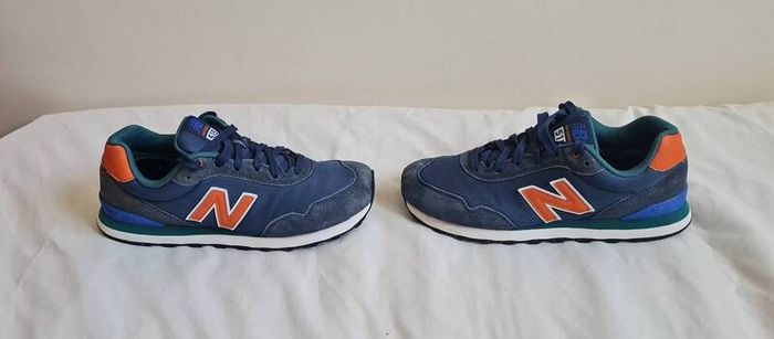 new balance 515 blue suade Size 9 eu 43 in good condition