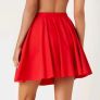 Red Ruffle Hem Bikini Skort, size S Image 4