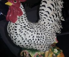 Large stunning rooster statue