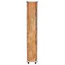 Book Cabinet 56x28x163 cm Solid Rough Mango Wood Image 6