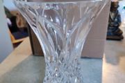 Lovely Vintage Crystal Vase No Stamp But In Good Condition