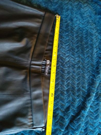 BNWOT Size 16 Zara leather look trousers