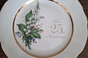 Silver Anniversary plate