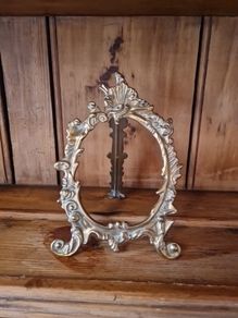 vintage brass frame