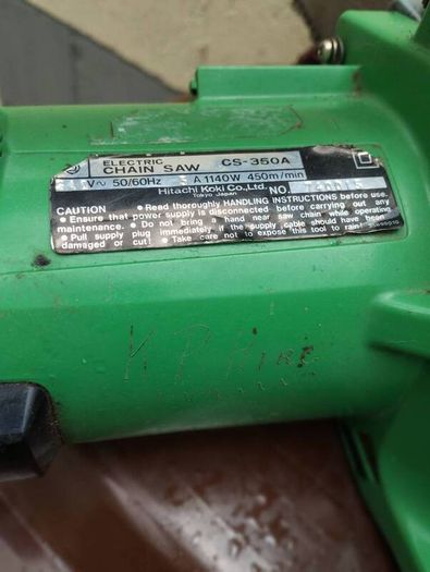 Hitachi CS-350A Electric Chainsaw