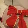 Large padded christmas bow Image 2