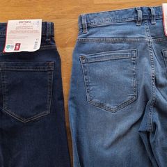 Two pairs of Esmara Men's Straight Fit Jeans - Size 32/32