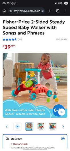 Fisher-Price Baby Walker 6-36 Months