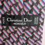 Christian Dior Monsieur Tie Silk Geometric Multicolour Vintage Designer Image 10