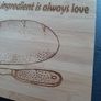 Chopping board personalised chopping board wedding gift present Image 3