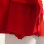 Zara Red Tie-Front Ruffle Skort. Bow tie at the waist. Size M- UK 10, New Image 4