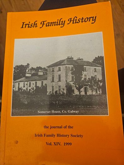 Irish Family History. The Journal Of The Irish Family History Society 1999. Paperback In Good Condition.  See Photos For Same.