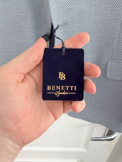 Benetti Signature Mens Blazer - Ice Blue - Size 44S