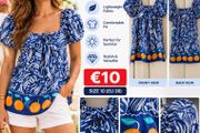 Summer top, size UK10/38