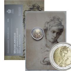 San Marino 2 Euro Base Metals Brilliant Uncirculated Coin 2025 - 550th anniversary of the birth of Michelangelo