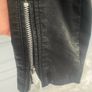 Leather biker jacket Image 5
