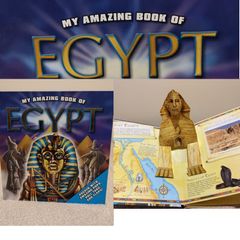 My Amazing Book Of Egypt, lift the flaps, Hardback Book