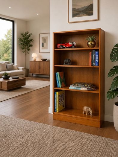 Mid Century G Plan Fresco Teak Bookcase