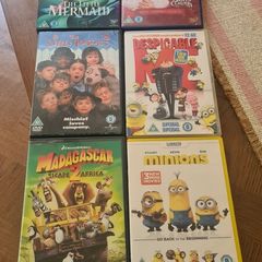 Kids DVD movies x 8