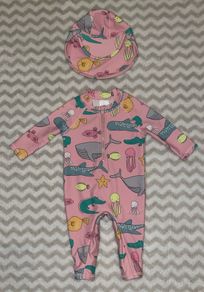 M&S sunsuit & hat