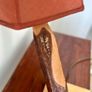 Handcrafted Wooden Table Lamp Image 3