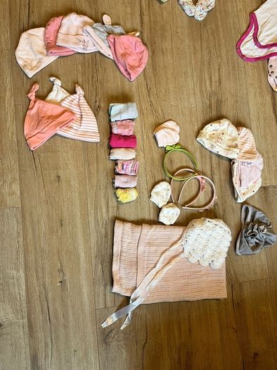 newborn and 0-3 months girls clothes over 100 items