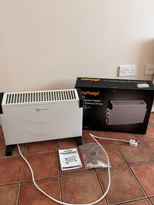 Electric Heater with Thermostat and Timer