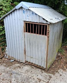 Galvanised Dog Kennel