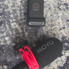 gopro media mod and movo vxr10 pro microphone