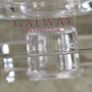 Set Of 2 Galway Crystal Square Candleholder Or Night Light Holders. Image 6