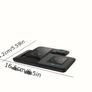 3-in-1 Fast Wireless Charging Station for iPhone 16/15/14/13/12 Pro Max, for iWatch, for AirPods 3/2 - Foldable Dock with USB Type-C, Magnetic Adapter, and Multi-Device Compatibility, Wireless Charger Fast Charging, for iPhone Charging Station | Modern Ch Image 4
