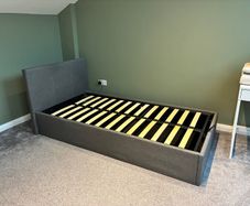 Single bed with storage