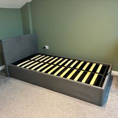 Single bed with storage