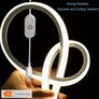 5M  WARM LIGHT Flexible LED Neon Light Strip, USB Powered, Touch Control, Image 3