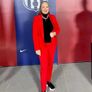 Fab Zara Bloggers Insta Famous Red Tuxedo Suit Co Ord Blazer and Trousers Image 4