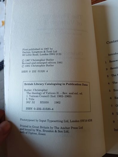 The Theology of Vatican II