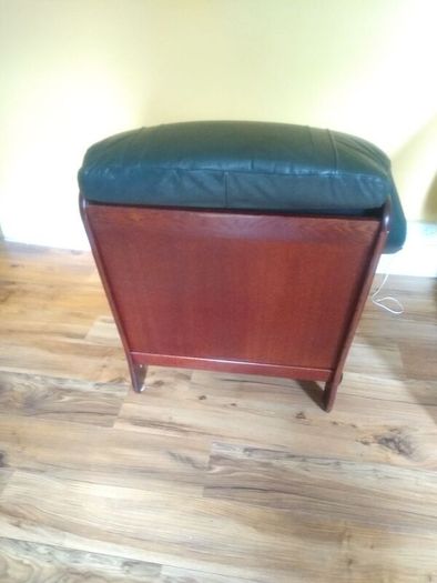 Dark Green Italian Leather Suite