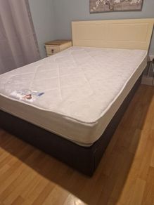 Double bed with storage
