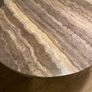 marble round dining table. And chairs Image 4