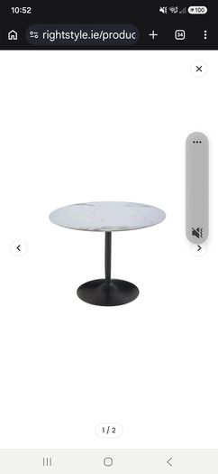 Brand new dining table round 100cm.