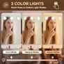 Vanity Mirror with Lights, 50x42cm Lighted Makeup Mirror for Tabletop/Wall Mounted with 14 Led Dimmable Bulbs, USB Cable, Touchscreen Image 3