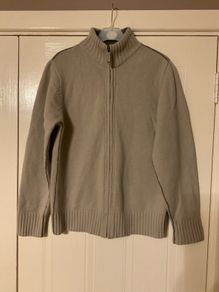 Men's Wool Full Zip Jumper