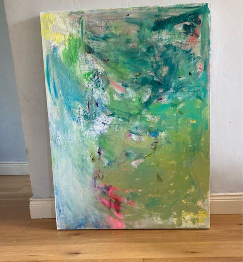 LARGE ORIGINAL ART Original Abstract Landscape