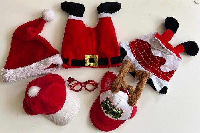Bundle of Christmas Hats and Glasses