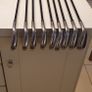 golf clubs bag & 2 wheel trolley Image 6