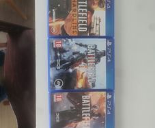 Battlefield 1, 4 and hardline