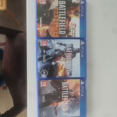 Battlefield 1, 4 and hardline