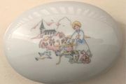 Vintage French Porcelain Holy Communion Trinket Dish