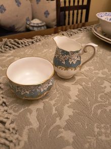 Royal Albert 'Enchantment' Creamer & Sugar Bowl.